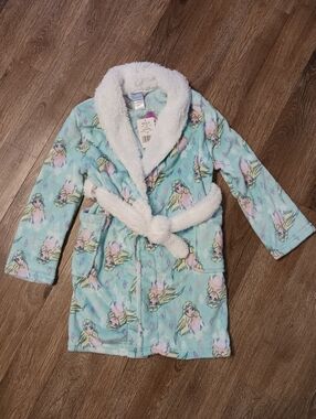 NWT Girl's Frozen Robe Size 8